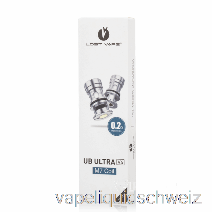Lost Vape Ultra Boost Ersatzspulen [v4] 0,2 Ohm M7 Spulen Vape Liquid E-Liquid Schweiz